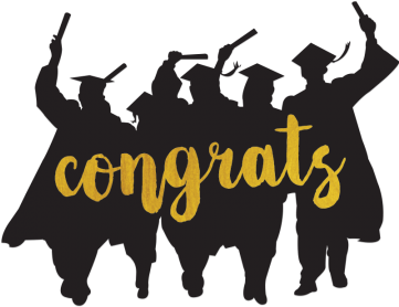 Gold Congrats Grads, Gold Congrats Grads, Gold, University - Study Work In Canada (360x360), Png Download