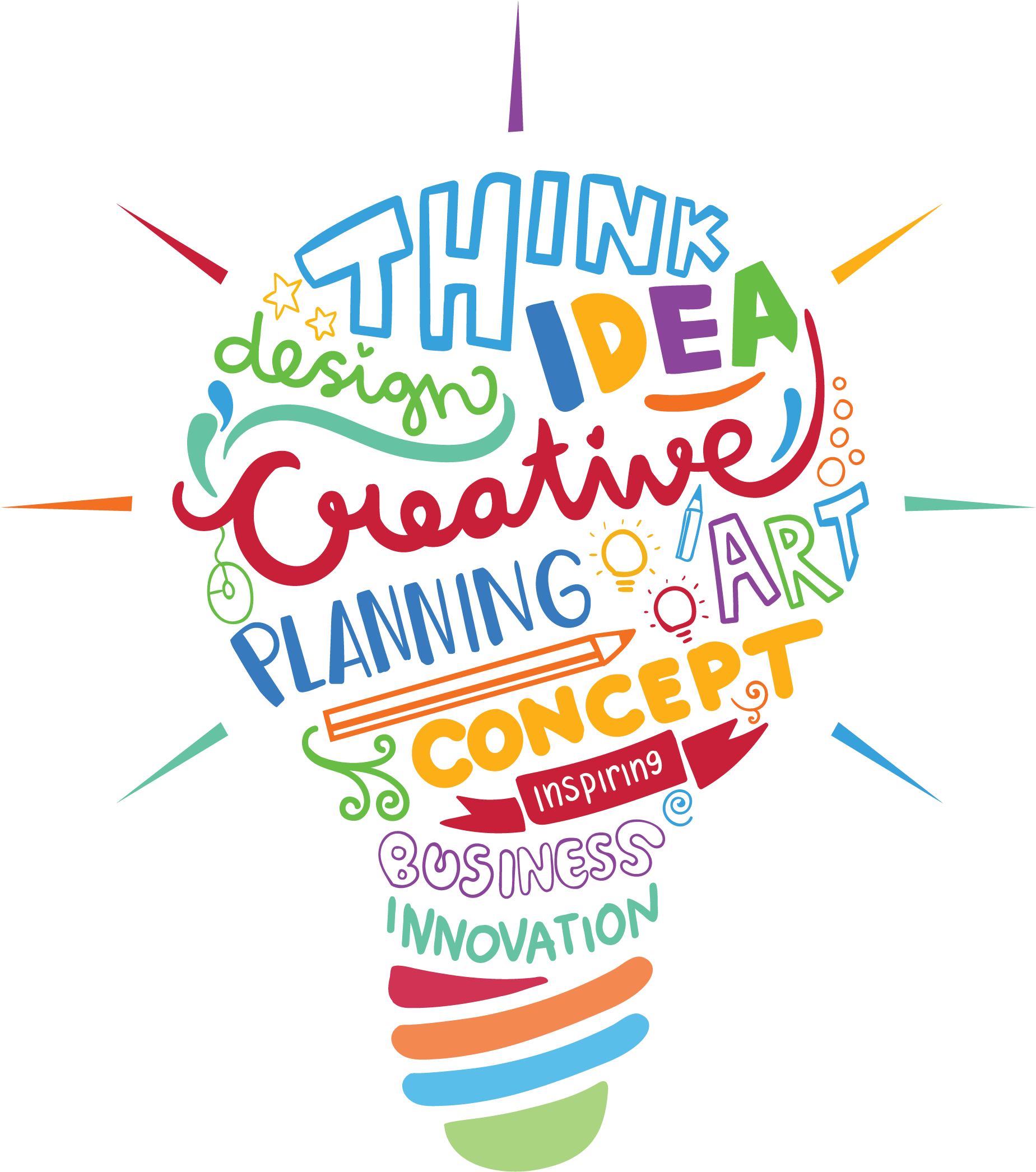 Eight Rules For Innovation In Congregations Congregational - Creative Light Bulb Png (2480x2480), Png Download