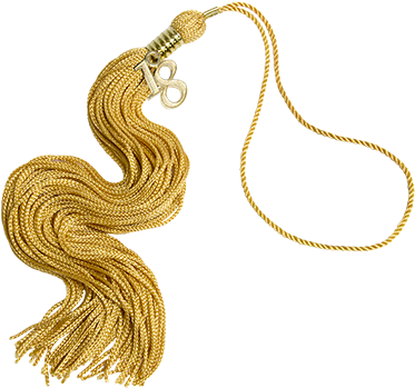 Gold Graduation Tassel Transparent Png (500x500), Png Download