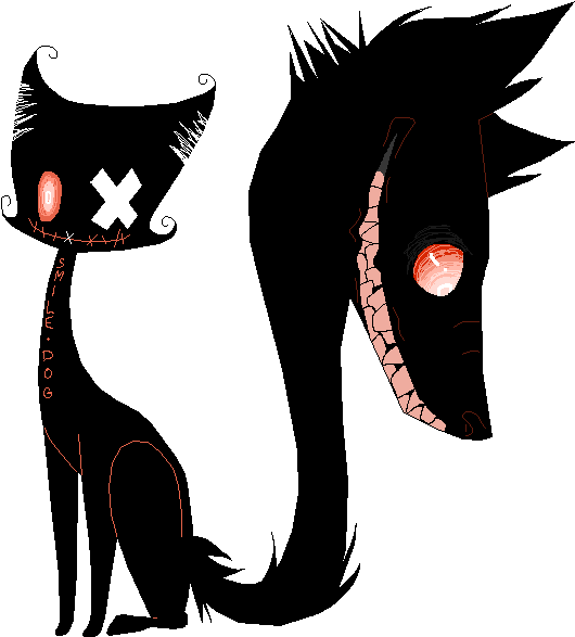 35 Point Commish Smile Dog By Ichiibutt-d5349lc - Grinny Creepypasta (593x611), Png Download