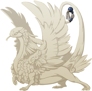 Dusty Sage Tassel Coatl F - Luminous Halo Flight Rising (350x350), Png Download