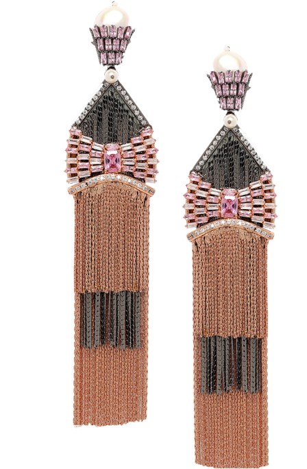 Earring (543x706), Png Download