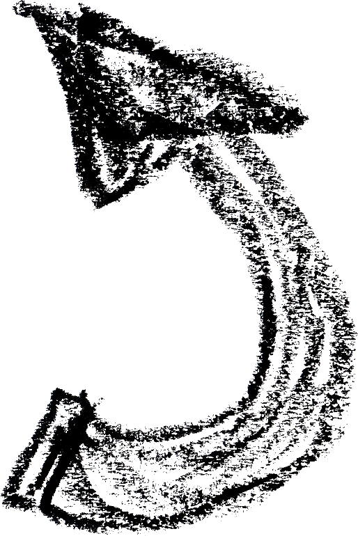 33 Crayon Arrow Vol - Crayon Drawing Png (514x770), Png Download