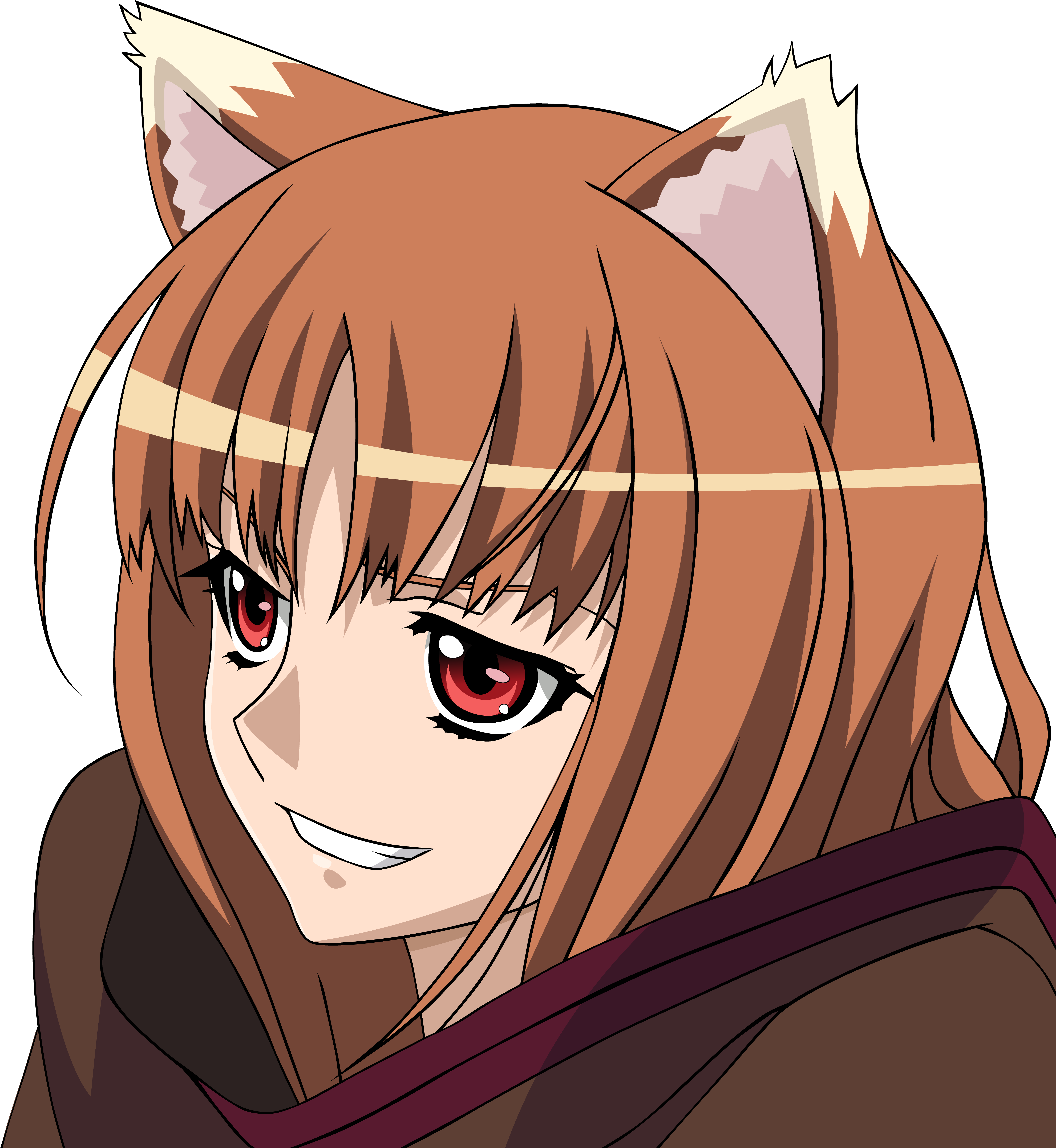 Tumblr 7 Iphone Wallpapers Form Holo Images And & Wolf - Holo Spice And Wolf Profile (6107x6667), Png Download
