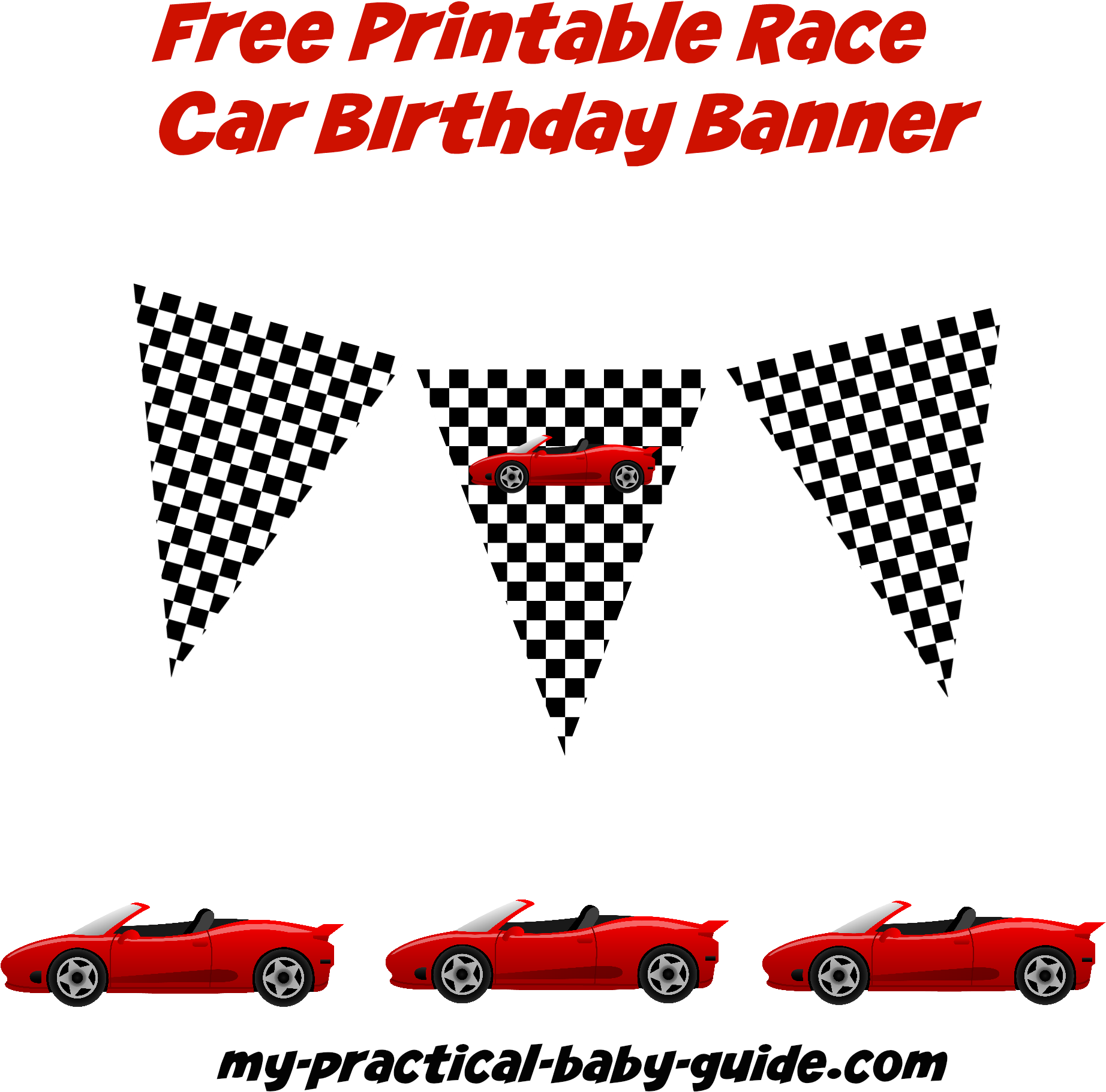 Plan An Exciting Car Birthday Party - Car Birthday Banner Printable (2000x2000), Png Download