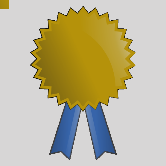 Gold Medal Clip Art (555x555), Png Download