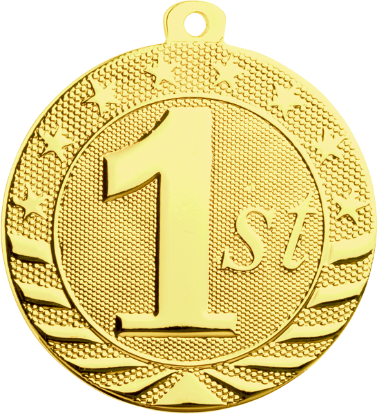Gymnastics Medal 1st Place (546x600), Png Download