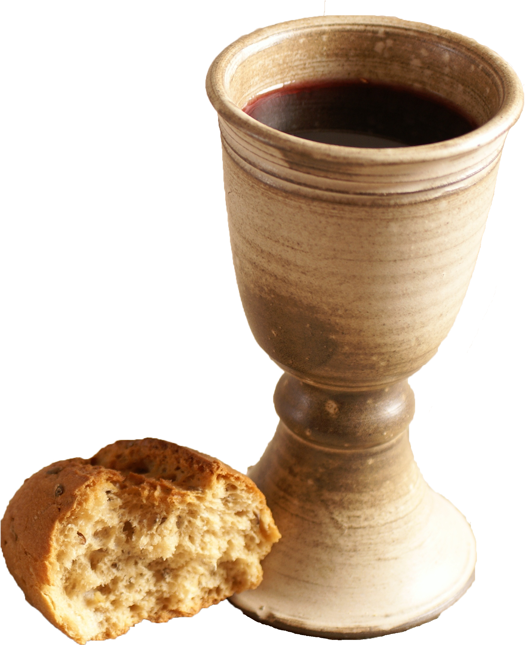 Communion Cup Png - Transparent Communion Cup And Bread (1819x2180), Png Download