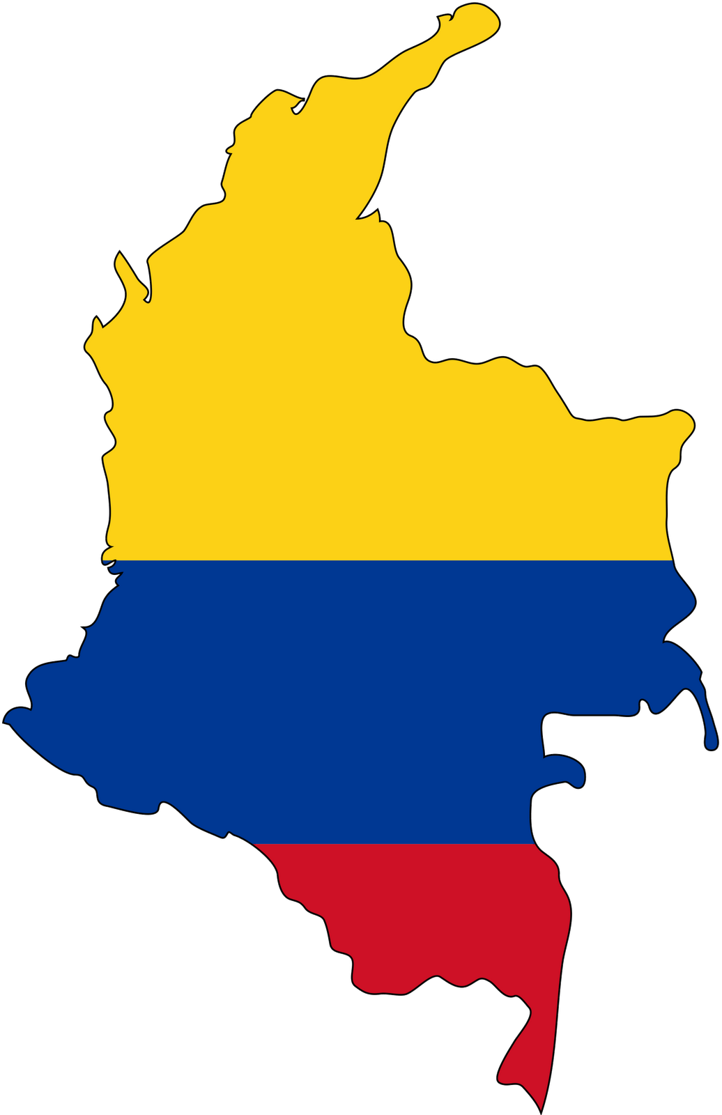 Pin By Mccauly On Escobar Ideas - Colombia Map And Flag (1036x1600), Png Download