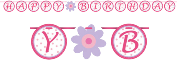 Tutu Much Fun Happy Birthday Ribbon Banner - Tutu Much Fun Ballerina Party Ribbon Banner (600x239), Png Download