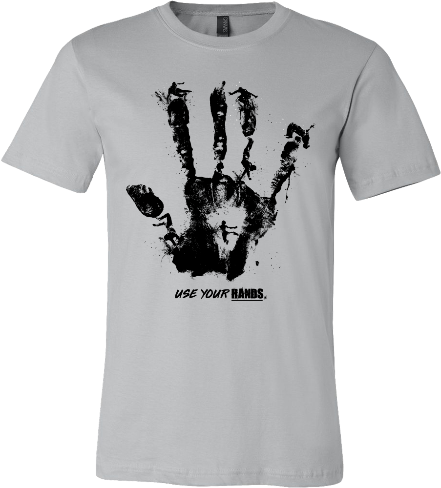 Use Your Hands Parkour Tee - Fre Sha Voca Do Shirt (1000x1000), Png Download