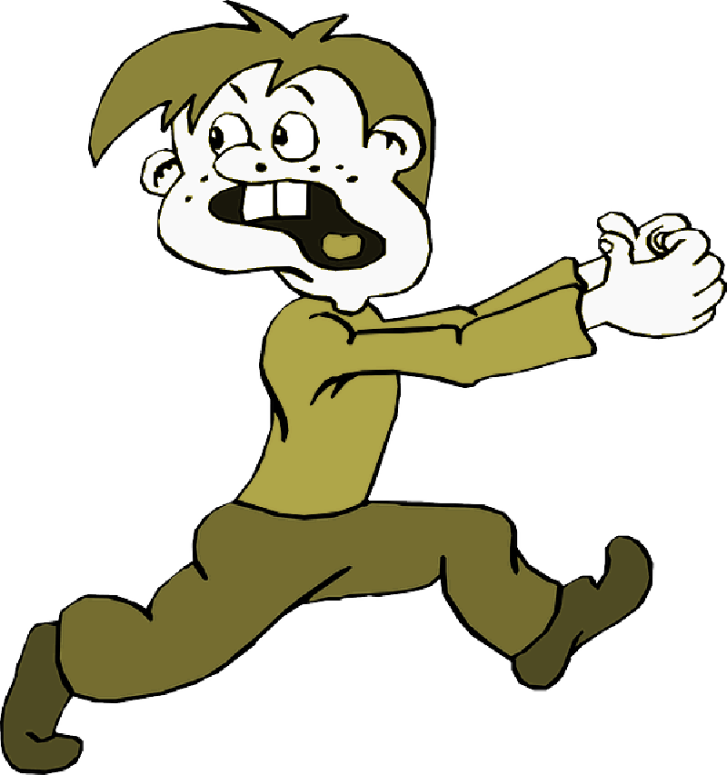 Mb Image/png - Cartoon Person Running Away (800x853), Png Download
