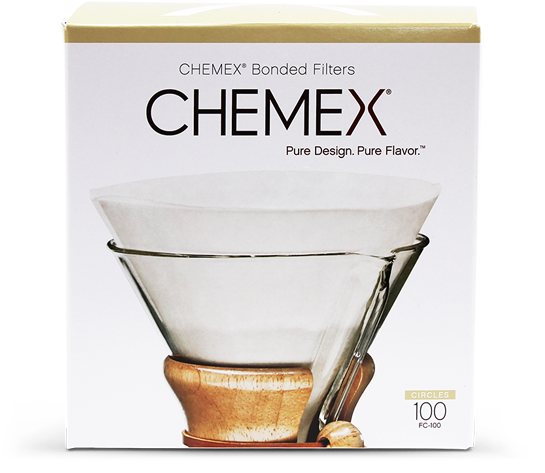 Coffees - Chemex Filters, Bonded, Circles - 100 Filters (553x600), Png Download