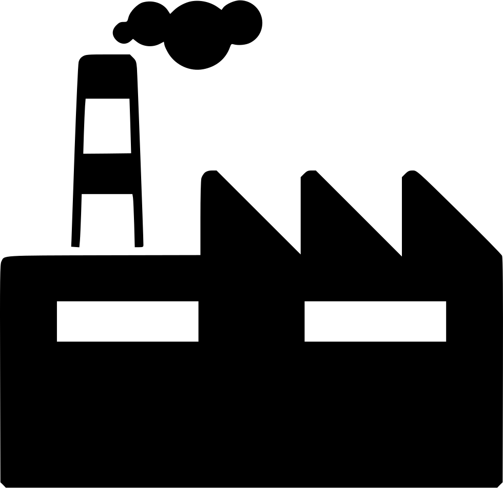 Free Black Business Icon Png - Industrial Icon Png (980x950), Png Download