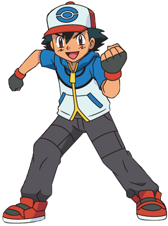 Ash Ketchum Bw - Ash Ketchum (329x444), Png Download