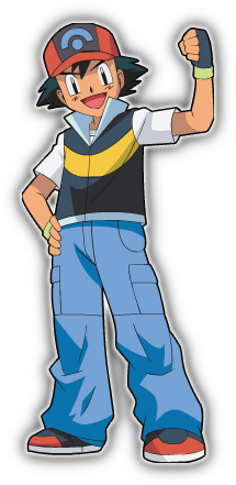 Pokémon Images Ash Wallpaper And Background Photos - Ash Pokemon White Background (278x454), Png Download