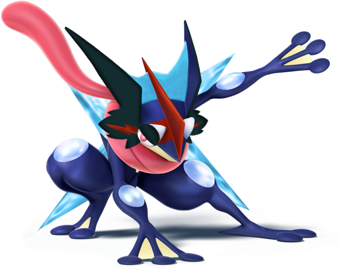 Kklop - Super Smash Bros Ash Greninja (1024x576), Png Download