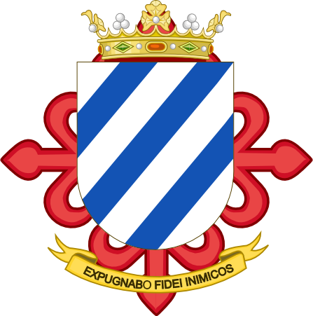 Escudo Del Marqués De Casa Pizarro / Arms Of Marquis - Corona (447x451), Png Download