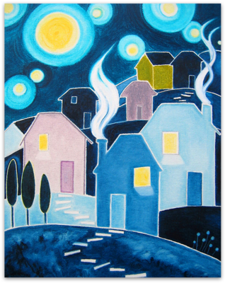 Beaches Starry Night - Beach (480x480), Png Download