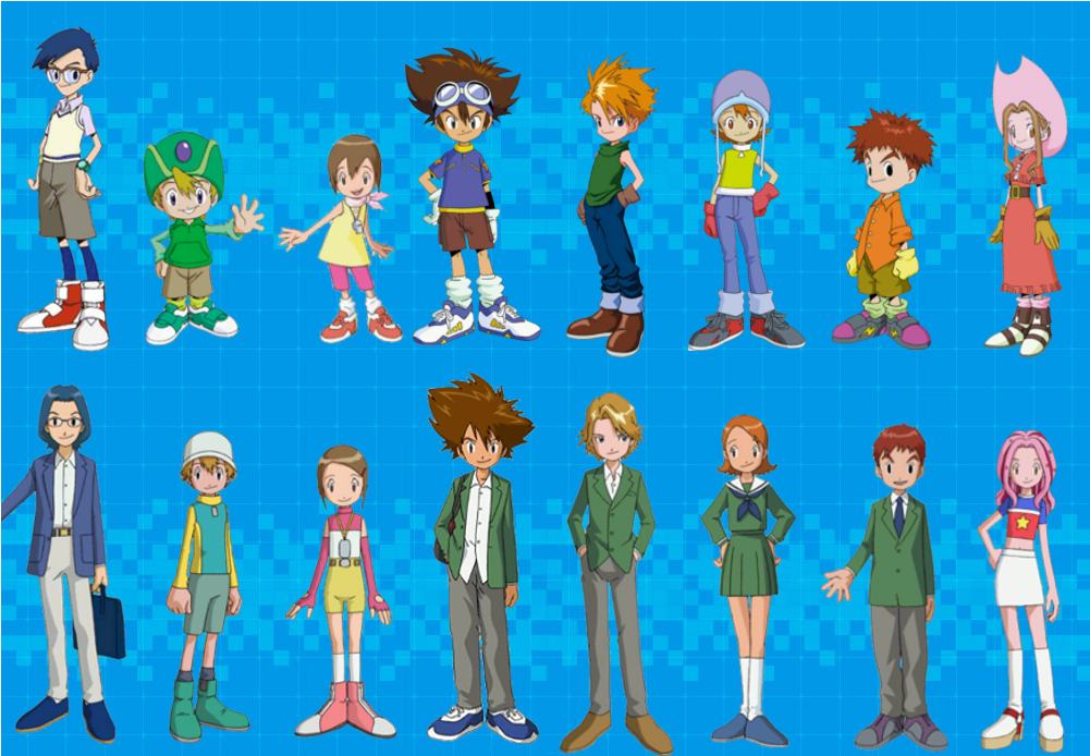 Ash Is Forever 10 Years Old - Digimon (1000x1100), Png Download