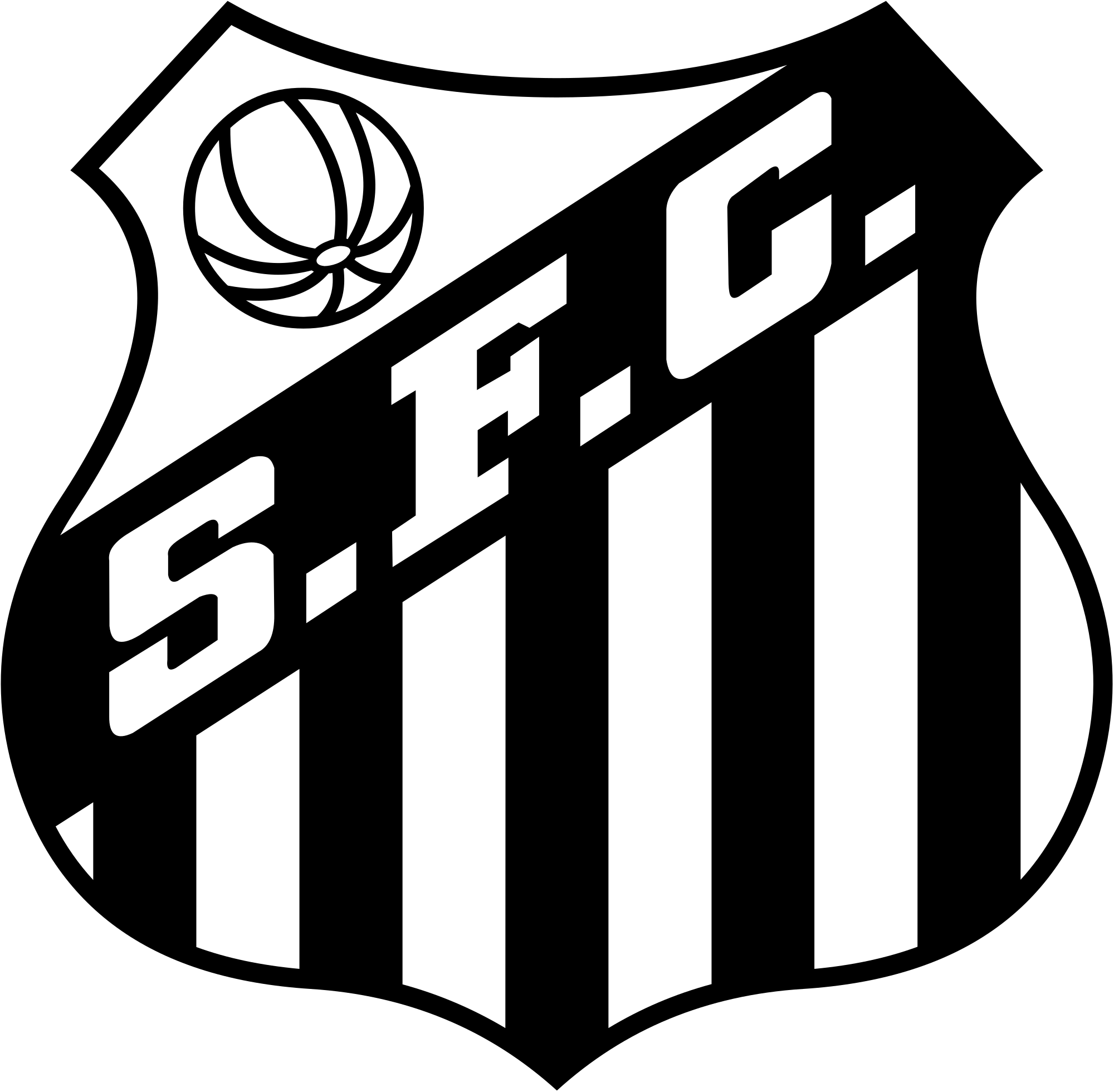 Santos Fc - Santos Fc Logo Png (1200x1176), Png Download