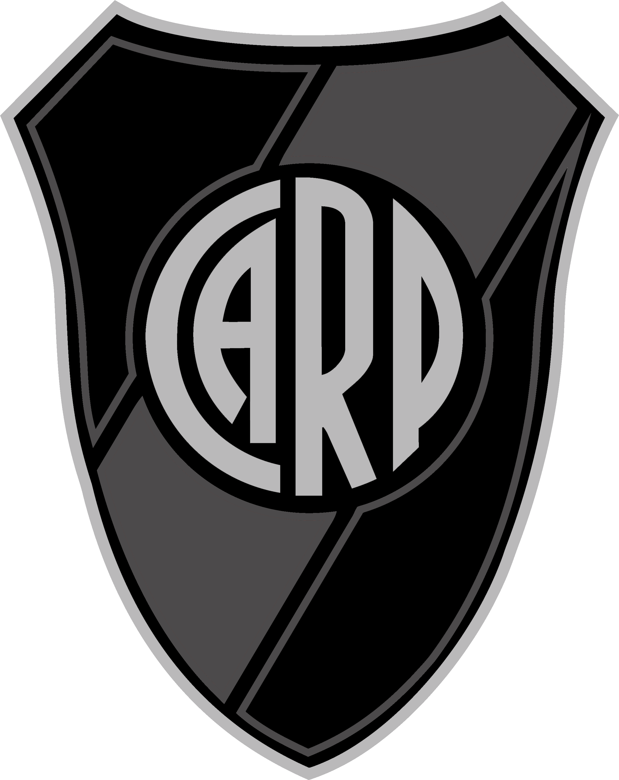 Escudo De River Png - Escudo De River 2018 (2500x3145), Png Download