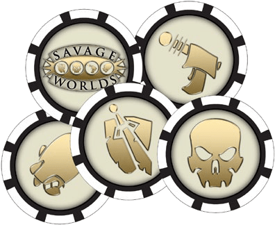 Savage Worlds Benny (402x351), Png Download