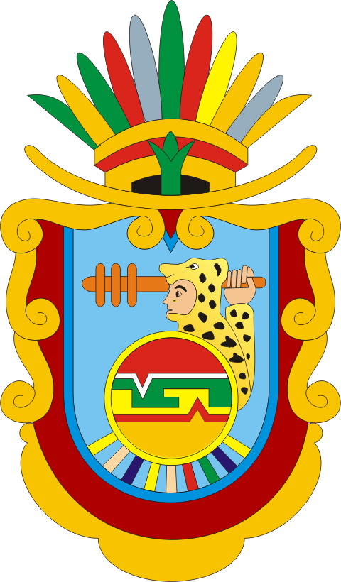 Escudo Del Estado De Guerrero - Coat Of Arms Of Guerrero (480x820), Png Download