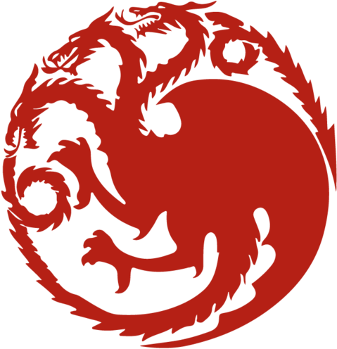 House Targaryen Transparent Png - Game Of Thrones Targaryen Sigil (600x849), Png Download