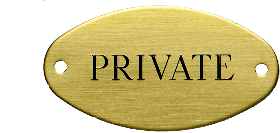 Small Oval Screw-on Door/name Plate - Portable Network Graphics (1182x485), Png Download