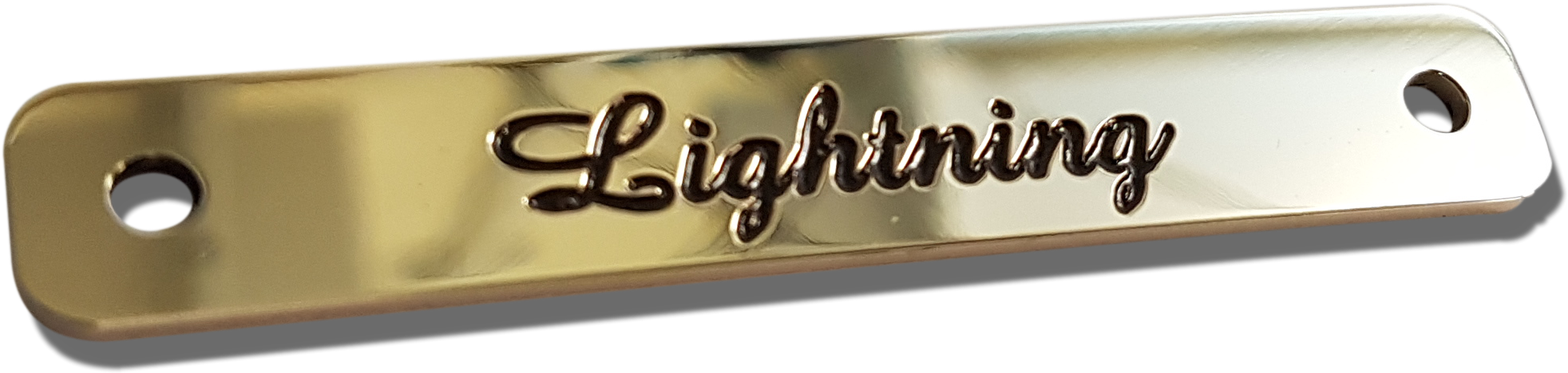 Brass Saddle Name Plate 65mm X 10mm - Horse (2532x2532), Png Download