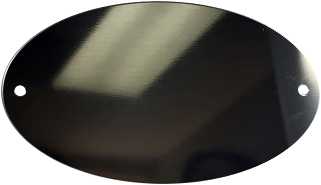 Oval Locker Plate (50/100-pack) - Nameplate (657x470), Png Download
