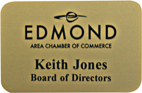 2 X 3 1/4 - Edmond Chamber Of Commerce (550x550), Png Download
