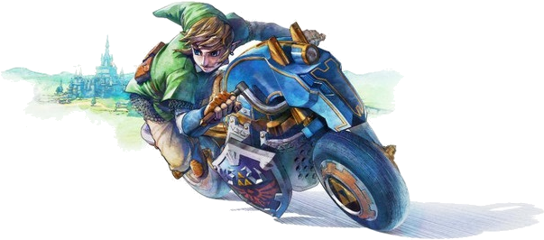 Master Cycle - Legend Of Zelda Motorcycle (640x339), Png Download