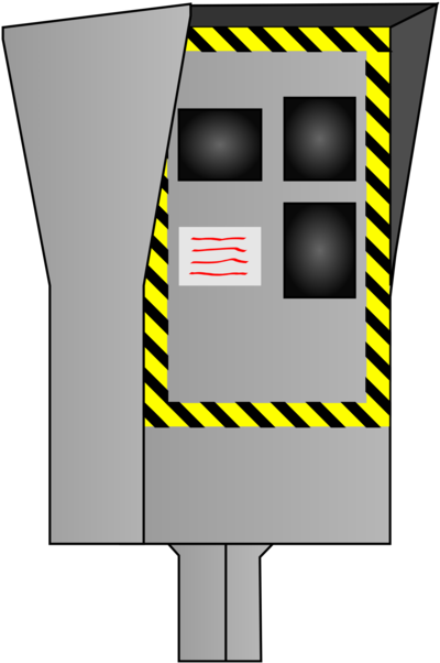 Les Radars Waze Download Radar Gun - Speed Radar Clip Art (548x750), Png Download