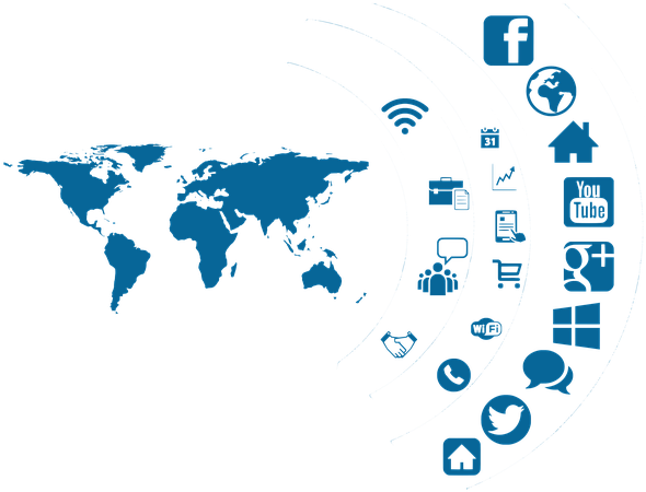 Facebook Business Tips Social - Ppt Background For Social Media (640x457), Png Download