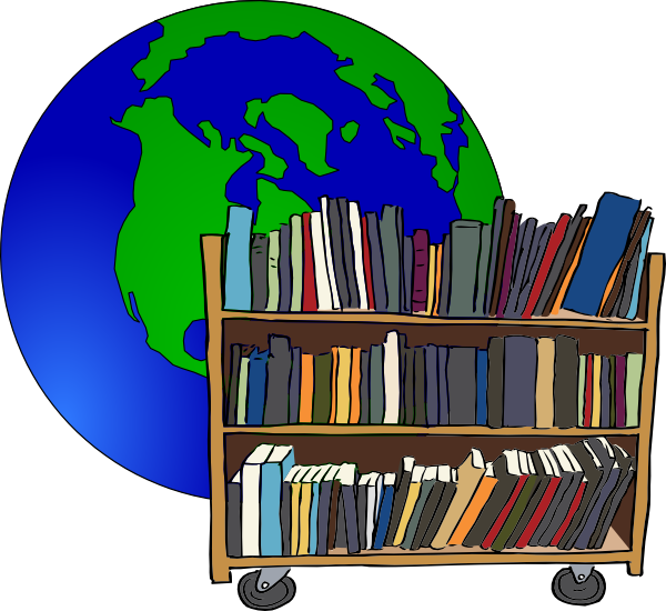 Global Library Hi - Library Clip Art Free (600x550), Png Download
