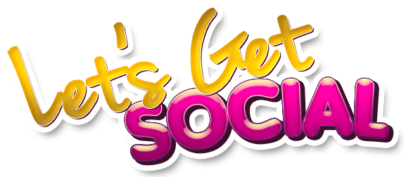 Let's Get Social - Calligraphy (675x255), Png Download