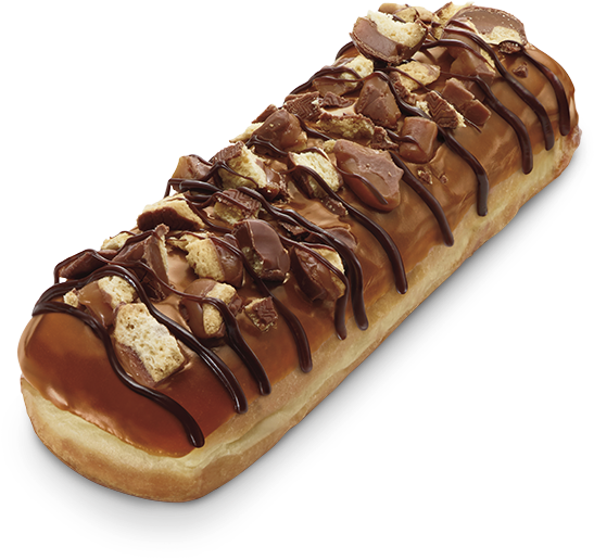 Is Introducing Its First Fresh Donut Topped With Chocolate - Twix Donut (600x600), Png Download