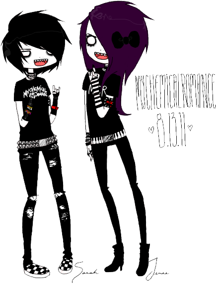 My Chemical Romance By Silentxscreamxx - My Chemical Romance Style (480x640), Png Download