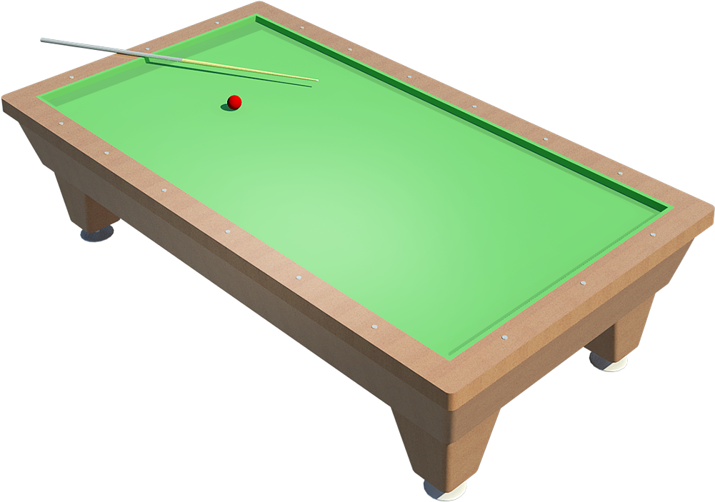 Pool Table 2 3d View - Mesa De Bilhar Bim (1000x1000), Png Download