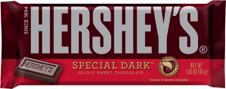 Hershey's Special Dark Chocolate Bar - Hershey Dark Chocolate Bar (300x400), Png Download