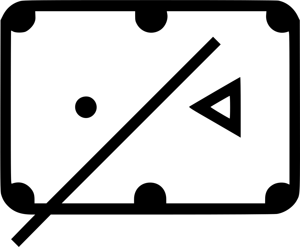 Billiards Table - - Pool Table Icon Png (981x808), Png Download