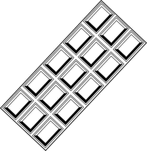 Chocolate Black And White (618x634), Png Download