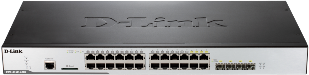 D-link Dws-3160 Switch - 24 Ports - Managed (1064x599), Png Download