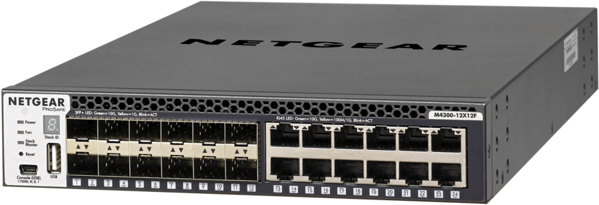 Product View Press Enter To Zoom In And Out - Netgear M4300-12x12f Managed Switch Xsm4324s-100nes (960x611), Png Download