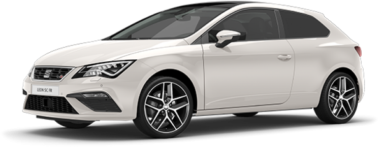 Seat Leon Cupra 300 White (768x384), Png Download