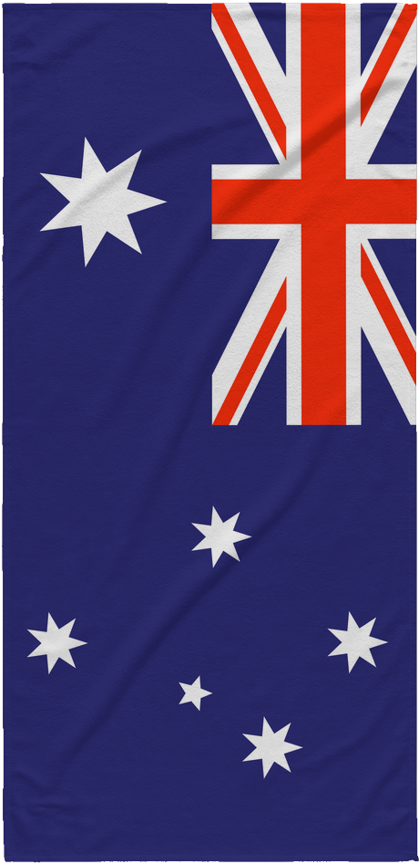Australian Flag Beach Towel - Australia Flag (1024x1024), Png Download