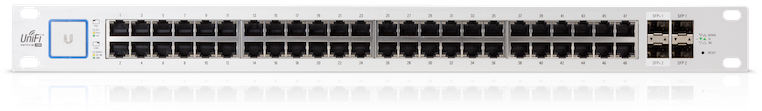 Us48 750w Front - Unifi Switch 48 Poe 500w (800x225), Png Download