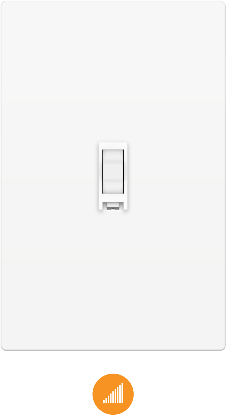 Toggle Switch Dimmer - Parallel (1000x1667), Png Download